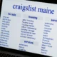 Craigslist Maine