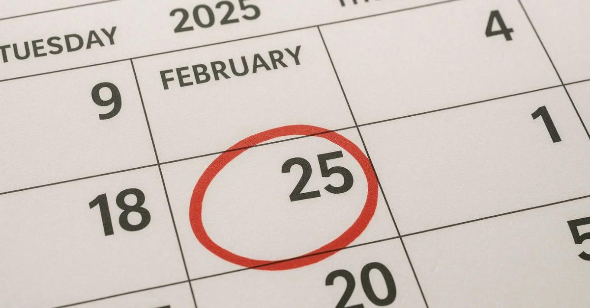 90 Days from 2/25/25