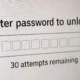 Enter Password to Unlock